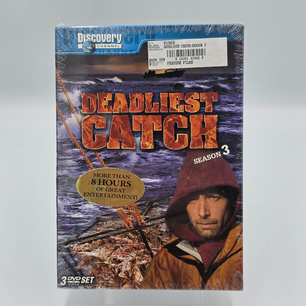 Deadliest Catch - Season Three (DVD, 2008, 3-DISC SET)- New & Sealed